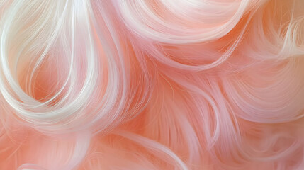 A close-up view of pink and white hair, showcasing the vibrant colors and intricate textures in detail background