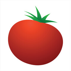 tomato isolated on white
