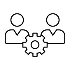 Strong Vector Line Icon Design