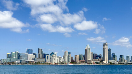 Naklejka premium San Diego, California skyline. Daytime 