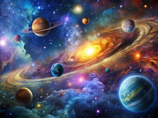 Stunning Background Images of Space Featuring Stars, Galaxies, Nebulas, and Cosmic Phenomena