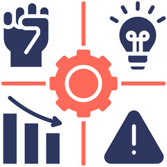 Obraz premium Swot Analysis Icon