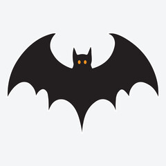 Halloween bat stickers, Halloween Stickers