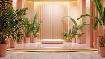 Modern Tropical Interior Design Scene