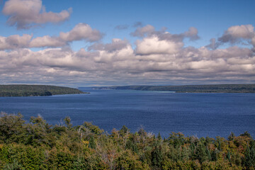 Looking out over Lake Superior