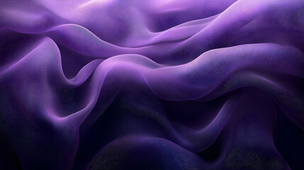 Obraz premium Purple Abstract Background with Wavy Lines and Gradient