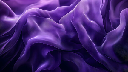 Obraz premium Abstract Purple Fabric Waves Background