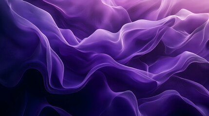 Obraz premium Purple Abstract Background - Wavy Lines and Gradient