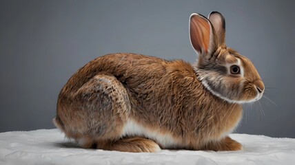 Obraz premium rabbit in the snow
