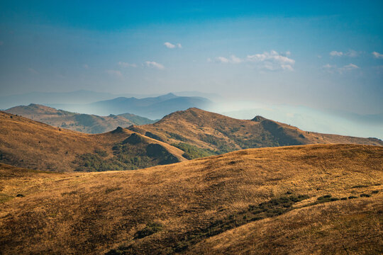 Polonina Wetlinska, Bieszczady mountain, Bieszczady National Park, Poland.