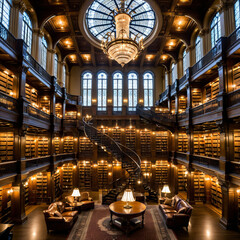 Fototapeta premium Grand Library