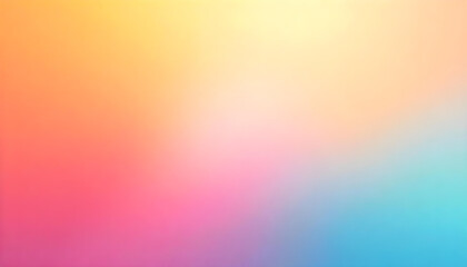 Colorful gradient background with soft, blended colors ranging from yellow to pink