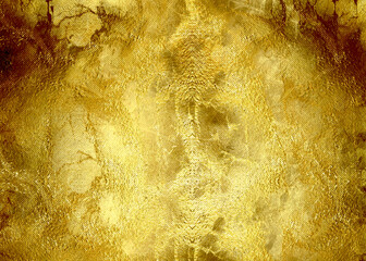 Golden Abstract  decorative paper texture  background  for  artwork  - Illustration
