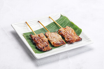 Thai cuisine - grilled pork skewer