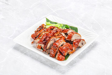 Asian cuisine - roasted duck with skin