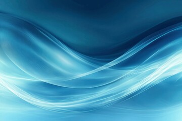 Fototapeta premium Abstract Blue and White Wavy Pattern