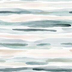 Soft Abstract Watercolor Texture in Minimalist Style, seamless pattern