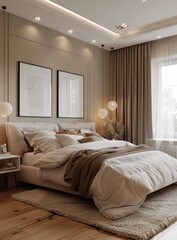 Modern Bedroom Interior Design Illustration