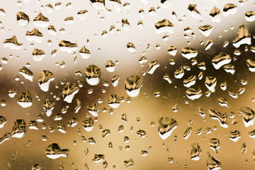 drops on glass