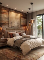 Rustic Modern Bedroom Interior Design