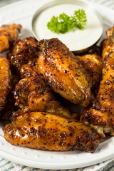 Homemade Hot Honey Chili Crispy Chicken Wings