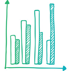 Business infographics icons with different diagram vector illustration. Abstract data visualization, marketing charts and graphs. Business statistics, planning and analytics, forecasting growth rates