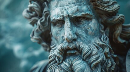 An Ancient Greek Sculpture of Poseidon