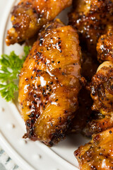 Homemade Hot Honey Chili Crispy Chicken Wings