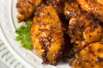 Homemade Hot Honey Chili Crispy Chicken Wings