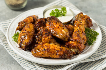 Homemade Hot Honey Chili Crispy Chicken Wings