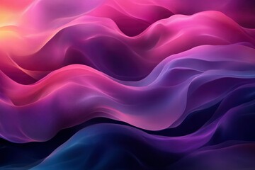 Obraz premium Abstract Purple and Pink Wavy Lines with Gradient