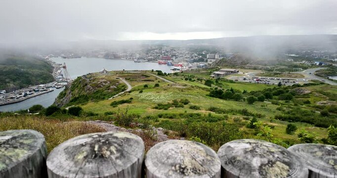 Signal Hill Overlooking St. John's Harbor, Newfoundland