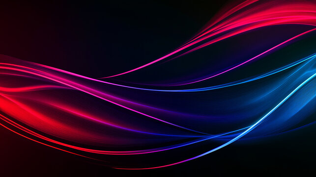 Temperature wave, hot and cold, dark background