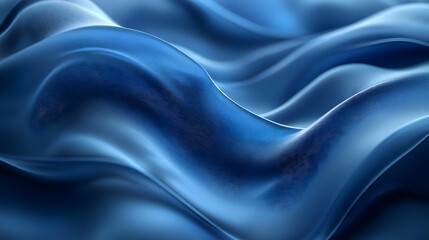 Obraz premium Abstract Blue Wave Background Illustration