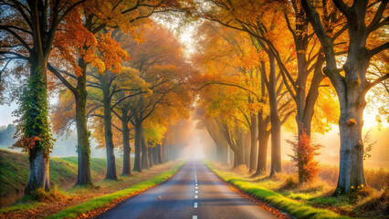 Fototapeta premium autumn in the park