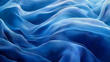 Obraz premium Abstract Blue Wave Background Illustration