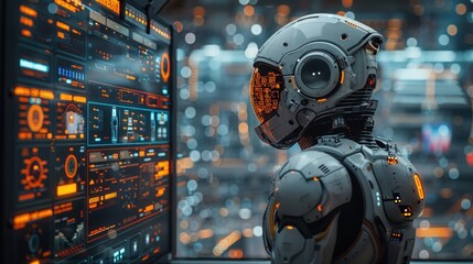 A digital technology expo with various innovative products on display, including smart gadgets, wearables, and robotics