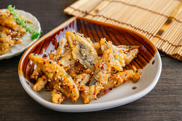 牛蒡の甘辛揚げ