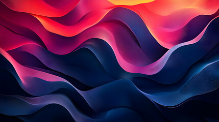 Obraz premium Abstract Background with Wavy Lines in Vibrant Colors