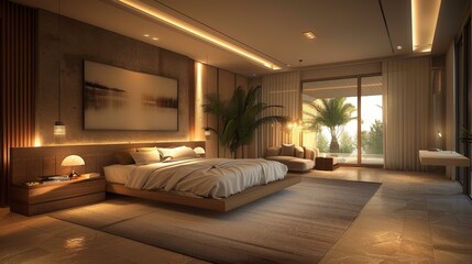 Modern Luxurious Bedroom Interior Design