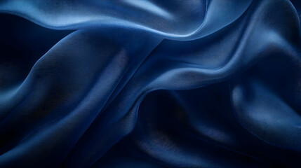 Fototapeta premium Abstract Blue Fabric Texture Background