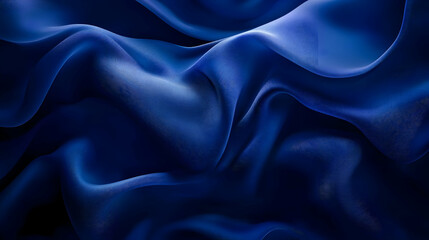 Fototapeta premium Abstract Blue Fabric Background