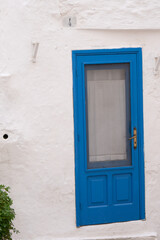 blue door in the wall