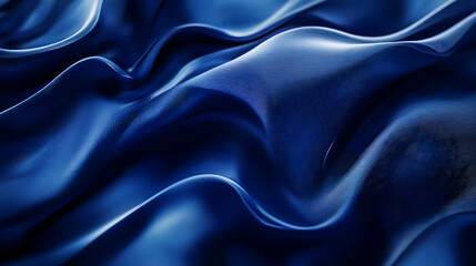 Obraz premium Abstract Blue Fabric Texture 3D Render