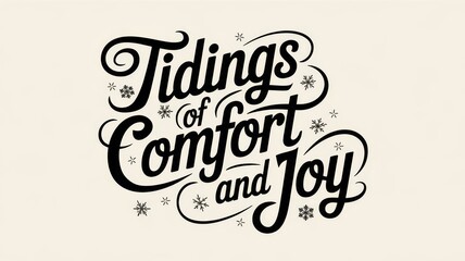 Text Tidings of Comfort and Joy