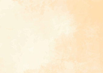 Orange watercolor background artistic. Soft pale beige pastel wallpaper images. Pastel gold yellow background with white textured center design. Brown white, tan neutral color design, Vintage grunge 