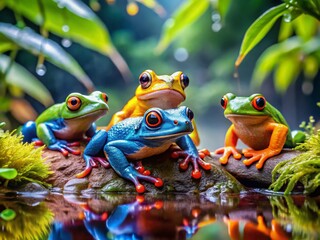 Naklejka premium Where to Buy Rain Frogs: Top Places and Tips for Purchasing Your Ideal Pet Amphibian Online and In-Store