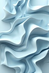 Obraz premium Blue wavy abstract background