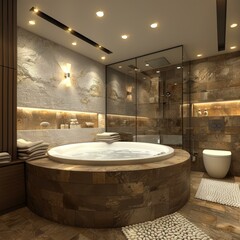 Modern Luxurious Spa Bathroom Design