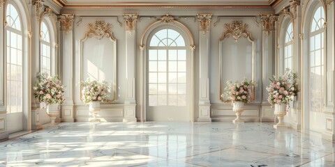 Elegant Palace Hall Interior Design